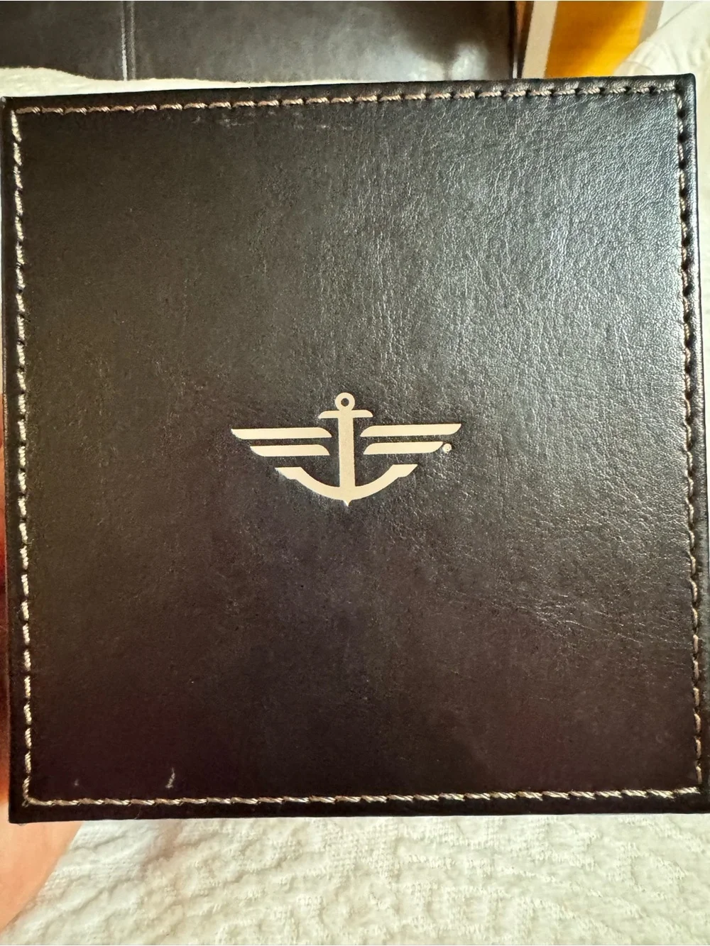 Dockers Men’s Black Leather Tri- Fold Wallet